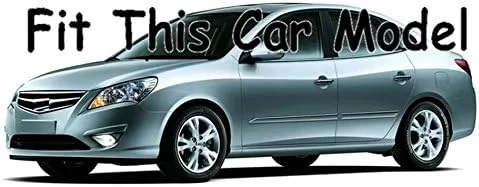 Vista 2 de Niree Auto Accessories - Tapete de carga para maletero trasero, duradero, ajuste personalizado, para Hyundai Elantra HD Sedan 2006 2007 2008 2009