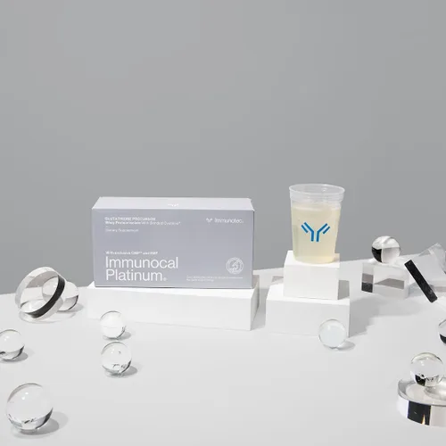 Vista 2 de Immunocal Paquete de suplemento de 2 – 1 regular y 1 platino – aislado de proteína de suero y precursor de glutatión – 30 porciones