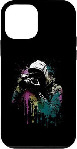 Vista 12 de iPhone 15 Fotógrafo con cámara reflex Splash Art Photography Case