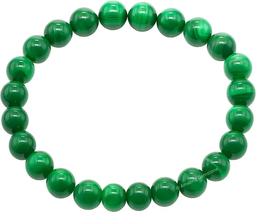 Vista 663 de Amazing Gemstone Crystal Bracelet for Women Men's Gifts - Protection Healing Crystal Bracelet - 8mm Gemstone Beaded Stretchable Bracelet Pulseras