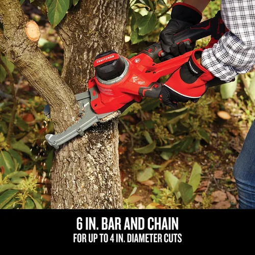 Vista 6 de CRAFTSMAN V20 - Lopper inalámbrico, 6 pulgadas, solo herramienta desnuda (CMCCSL621B)