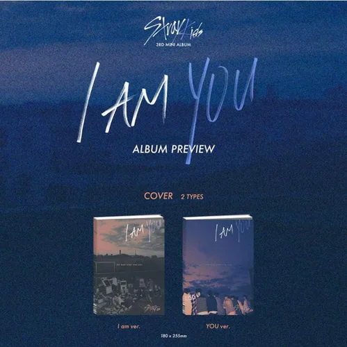 Vista 2 de STRAY KIDS I Am You (I Am Version) el tercer mini álbum CD+Photobook+3 tarjetas de fotos QR+(4 tarjetas fotográficas adicionales + 1 tarjeta