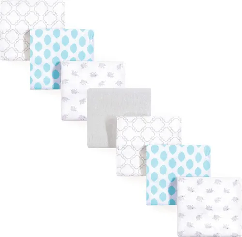 Vista 8 de Luvable Friends Mantas unisex de franela de algodón para bebé, paquete de 84 ABC, talla única