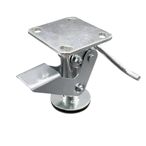 Vista 12 de Service Caster Cerradura de piso de doble pedal de 4 pulgadas con placa superior - Marca Service Caster