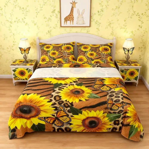 Vista 48 de Juego de sábanas para niños estilo vaquero occidental tamaño individual, juego de ropa de cama con diseño geométrico de cactus, decoración