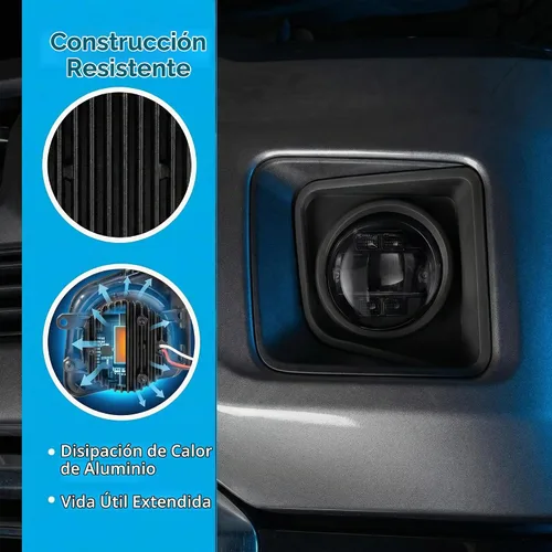 Vista 5 de Luz antiniebla LED con DRL compatible con Toyota Tundra 2014 2015 2016 2017 2018 2019 2020 2021 luces antiniebla de parachoques