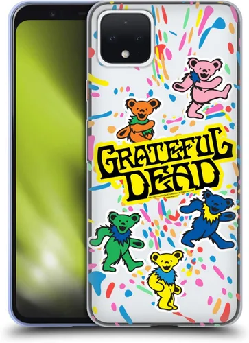 Vista 255 de Head Case Designs Funda de gel con licencia oficial de Grateful Dead Bear Trends [protección de grado militar] compatible con Google Pixel 3