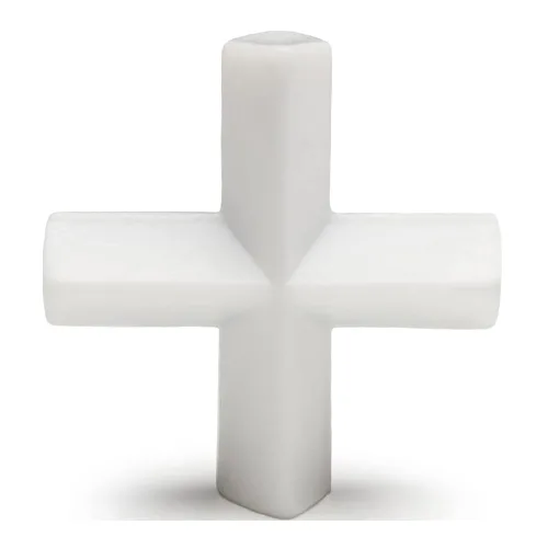 Vista 6 de Barra magnética mezcladora Spinplus con forma de cruz de teflón (politetrafluoroetileno) Bel-Art Products, Blanco, 1