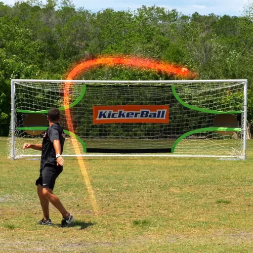 Vista 8 de Otto Simon Swerve KickerBall 736-0330 - Balón de fútbol original para curvas extremas, costuras reforzadas, bola de truco con giro, para niños