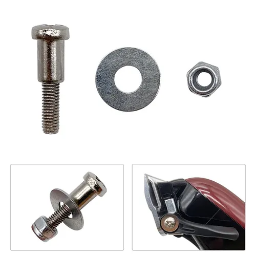 Vista 2 de Paquete de 2 cortapelos de palanca de ajuste, perno de tornillo de arandela, tuercas de repuesto ajustables, accesorios de montaje para WAHL Magic