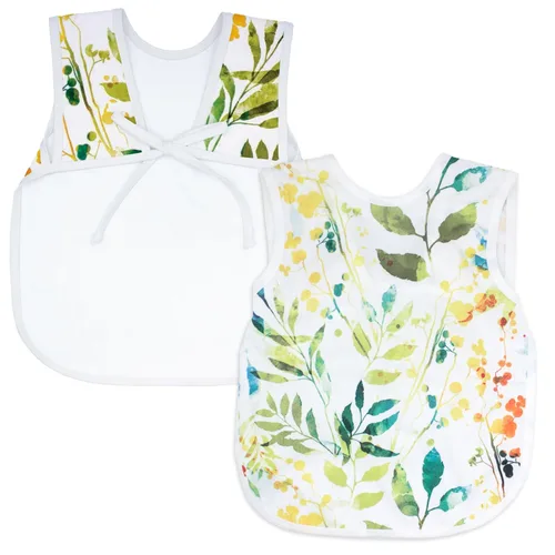 Vista 20 de BapronBaby Adventure Awaits Bapron - Babero más seguro sin corbata para el cuello para bebés y niños pequeños, suave, impermeable, resistente a
