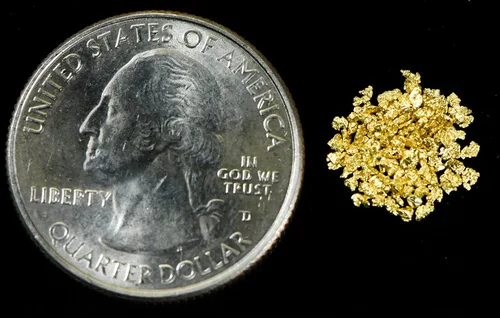 Vista 4 de Alaskan Yukon Gold Rush Nuggets #20 Malla 0.18 oz 1/0.07 oz