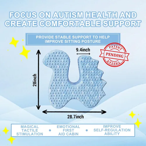 Vista 2 de Asiento sensorial suave para apretar, sillas sensoriales específicamente diseñadas para niños con necesidades sensoriales, proporciona un abrazo