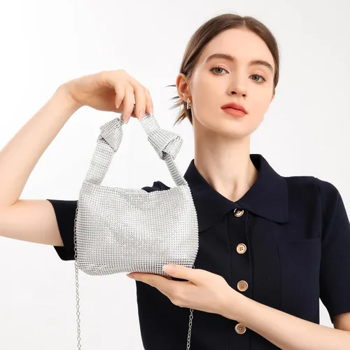 Vista 3 de Bolso bandolera pequeño de noche de moda para mujer