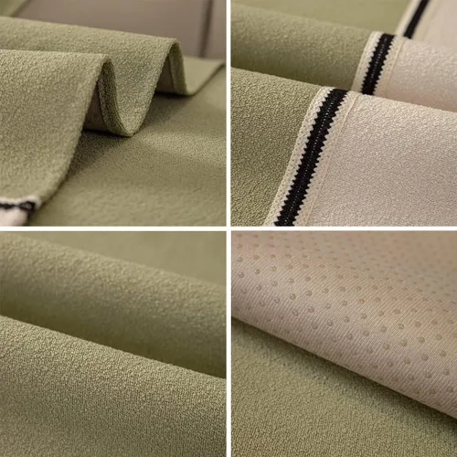 Vista 6 de vctops Funda de sofá de felpa con retazos para sofá para todas las estaciones, funda de sofá modular mullida y esponjosa, funda de sofá suave