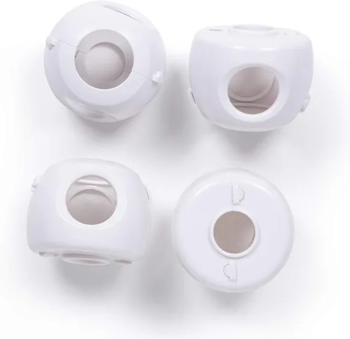 Vista 4 de Safety 1st Parent Grip - Fundas para pomo de puerta, color blanco, talla única (HS3260600), el embalaje puede variar (paquete de 8)
