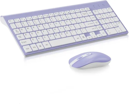 Vista 14 de cimetech EasyTyping KF10 - Combo de teclado y mouse inalámbricos, teclas de interruptor de tijera silenciosas, teclas que ahorran mano de obra