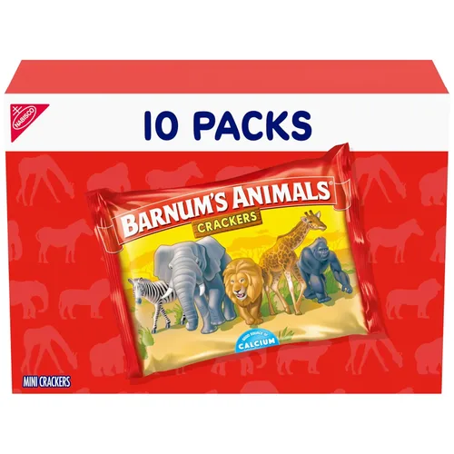 Vista 19 de BARNUM'S Galletas Originales de Animales, Aperitivos a Granel para Niños, 12 Cajas de 2.13 oz