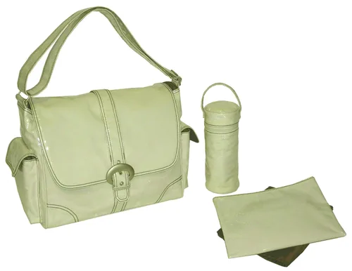 Vista 9 de Kalencom Bolsa de hebilla laminada, pana de chocolate