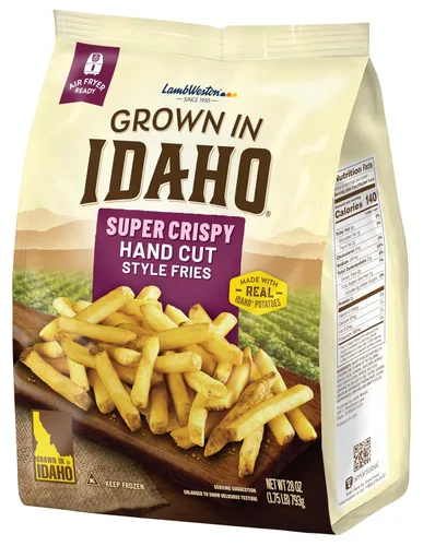 Vista 3 de Grown in Idaho - Papas fritas estilo cortadas a mano, 28 onzas (congeladas)