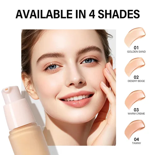Vista 2 de Base líquida de larga duración Dewy Glow Ligero 1.2 fl oz, #4