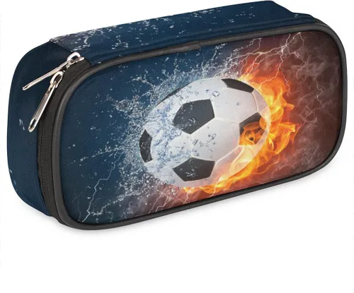 Vista 11 de Pardick Estuche para lápices azteca de gran capacidad, con estampado azteca, con compartimentos con cremallera, para niños, niñas, adultos