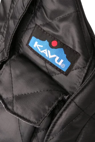 Vista 4 de KAVU Paquete de mini eslinga acolchada de diamante original de cuerda, Negro