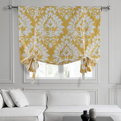 Vista 9 de HPD Half Price Drapes Ikat - Cortinas enrollables para oscurecer la habitación, 46 x 63 pulgadas, cortina enrollable de algodón para ventana de sala