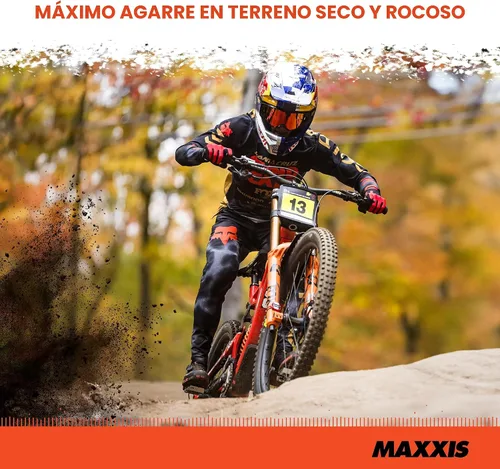 Vista 7 de MAXXIS Aggressor - Compuesto Dual - EXO, DD - Clasificación E25, Sin Cámara Principalmente Destinado para Uso en Rueda Trasera