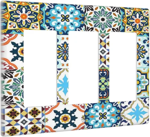 Vista 28 de Cubiertas Decorativas para Placas de Interruptor Diente de León Azul Rústico Citas Inspiradoras Casa de Campo Tablón de Madera Gris 1 Gang Cubierta