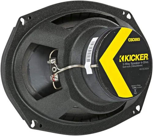 Vista 3 de Kicker CS Series - Par de altavoces coaxiales de audio para automóvil, 150 W, 6 x 9 pulgadas, color negro