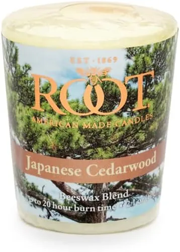 Vista 18 de Root Candles Velas perfumadas de panal Veriglass Premium hecha a mano con mezcla de cera de abeja, pequeña, Hosta
