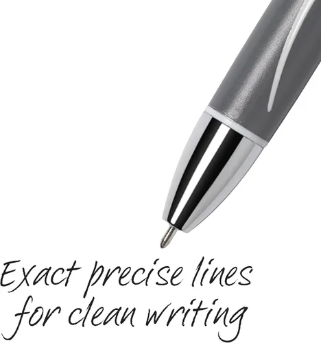 Vista 4 de BIC Glide Exact - Bolígrafos retráctiles negros, punta fina (0.028 in), paquete de 3 unidades, bolígrafos negros de escritura ultra suaves