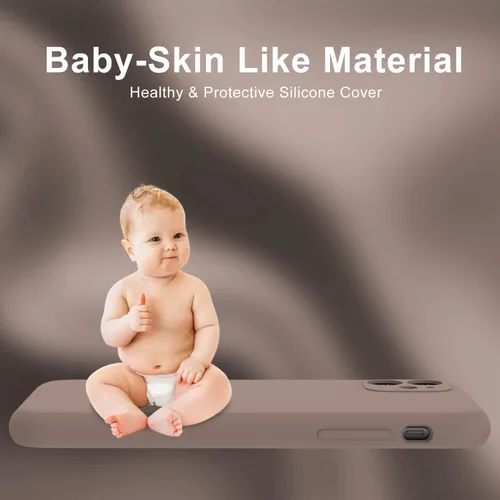 Vista 6 de DEENAKIN Funda compatible con iPhone 11 con protector de pantalla, silicona sedosa, funda de cámara mejorada, probada contra caídas de 16 pies