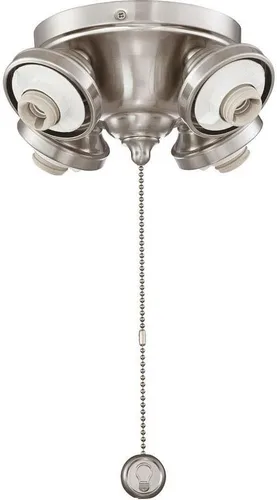 Vista 3 de Fanimation Fitters F8GR, 3.82x8.31x8.31, gris mate Gris-beige mate