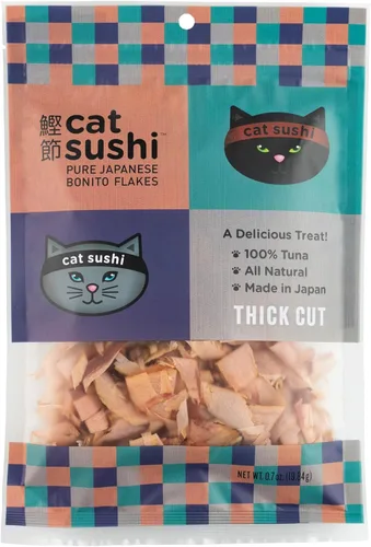 Vista 11 de Cat Sushi Hojuelas de Bonito, Corte Clásico, 0.7oz