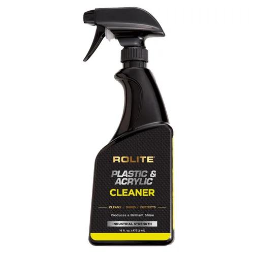 Vista 11 de Rolite Limpiador de plástico y acrílico, 4 fl. oz., protector de alto brillo y pulido para superficies no porosas, fórmula sin rayas