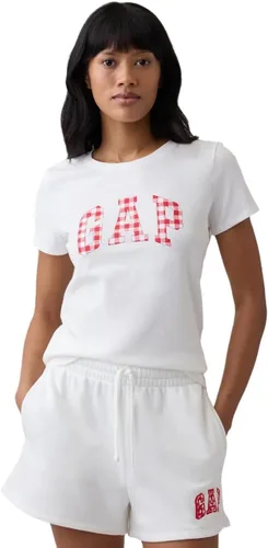 Vista 20 de Gap Camiseta clásica con logotipo para mujer Fresas Blancas