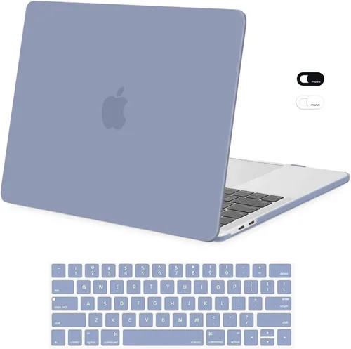 Vista 12 de MOSISO - Carcasa rígida de plástico, compatible con MacBook Pro de 13 pulgadas y cubierta para teclado y cámara web