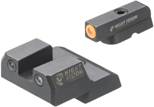 Vista 2 de Night Fision Tritium Night Sight Set for CZ USA P-07/P-09 - Perfect Dot Front Sight with Added Daytime Ring - Front Ring Color Options - Various