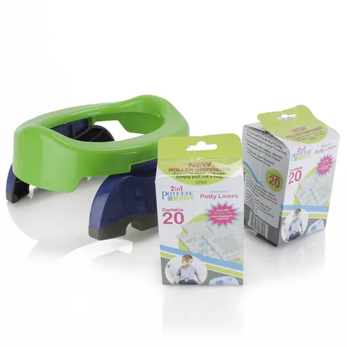 Vista 9 de Kalencom Potette Plus - Dispensador de rodillos para asiento de orinal con tinta mágica que desaparece, 20