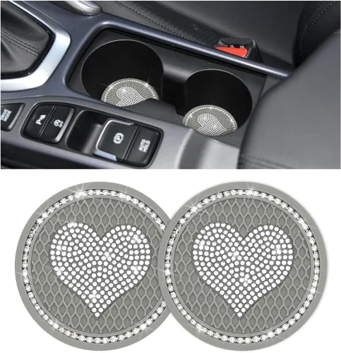 Vista 9 de zipelo Paquete de 4 Posavasos para Tazas de Automóvil, Inserto Posavasos para Portavasos de Vehículo de 2.75 Pulgadas, Antideslizante Automotriz