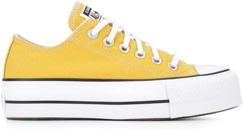 Vista 2 de Converse Chuck Taylor All Star Lift Industrial Glam Ox OroNegro Poliéster Adulto Entrenadores Zapatos