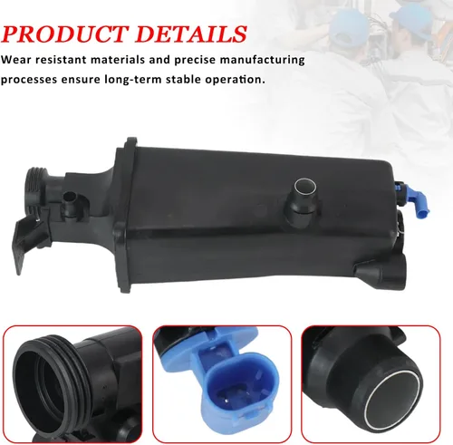 Vista 6 de Kit de depósito de recuperación de desbordamiento de refrigerante de motor de 6 piezas para BMW 1998-2006 E46 316i 318i 320i 320Ci 323i 325i 323Ci