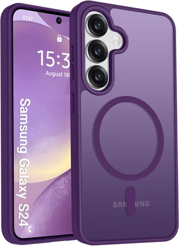Vista 55 de Funda para teléfono Google Pixel 9 Pro XL, Compatible con Magnético, Protección contra Caídas de Grado Militar Translúcida Mate Resistente a Golpes