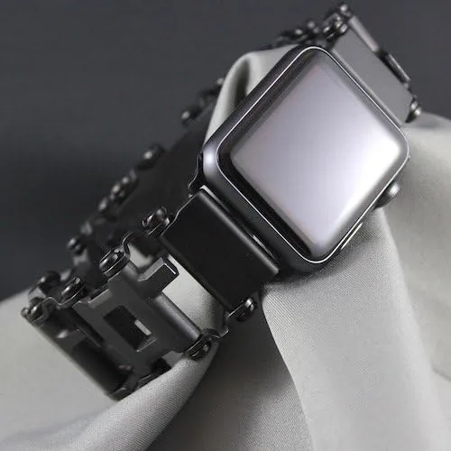 Vista 5 de Adaptador de reloj Samsung de acero inoxidable compatible con la pulsera Leatherman..