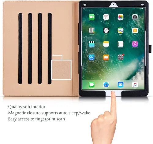 Vista 3 de ProCase Funda para iPad Pro 12.9 2017/2015 (1ª y 2ª Generación), Funda con Soporte Tipo Folio para iPad Pro de 12.9 Pulgadas