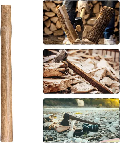 Vista 5 de uxcell Martillo de 15 pulgadas, mango de madera de repuesto para garra de 2 a 4 libras o martillo de clavo para desgarrar, ojo ovalado