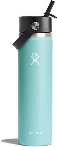 Vista 38 de Hydro Flask de boca ancha con tapa Flex de pajita de 24 onzas Agave