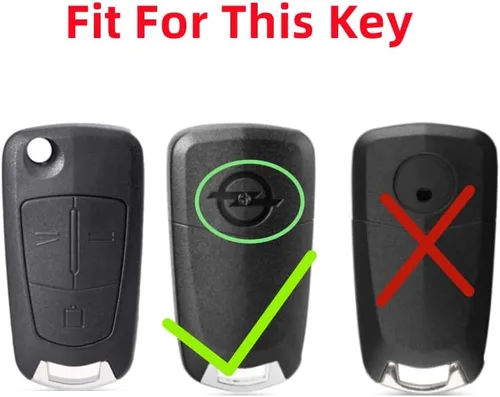 Vista 2 de TPU 2Button Flip Key Case Cover para Opel Astra J Corsa D Insignia Vectra C Zafira